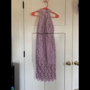 lavender lace dress
